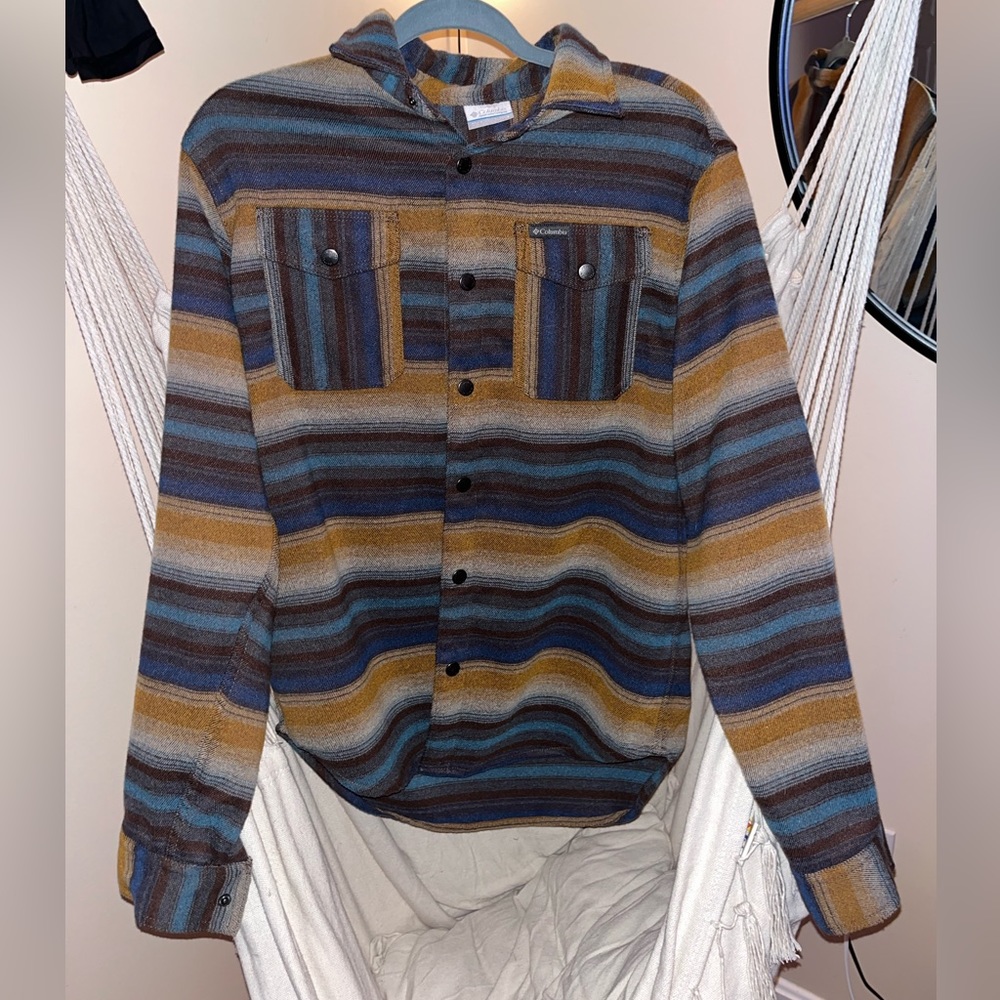 Columbia button up flannel